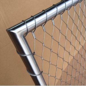 Premium 304 Stainless Steel Wire Rope Safety Net For Security Fencing