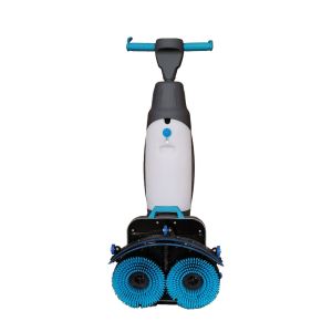 8 Inch Battery Powered Floor Scrubber Dryer 2.5 Hours Run Time 4l Solution Tank