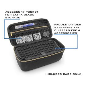Barber Clippers EVA Tool Case 8.6x6.1x2.8in For Hair Cutting