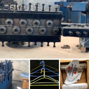 23 - 25 Pcs / Min Wire Coat Hanger Machine , Automated Cloth Hanger Machine