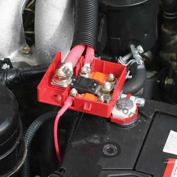 Car Secured Contact Post 32V 400A Battery Distribution Terminal Block Set For Auto Marine Car Trailer RV Boat