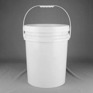 IML Decoration Chemical Bucket 5 Gallon White Plastic Bucket Put Corrosion