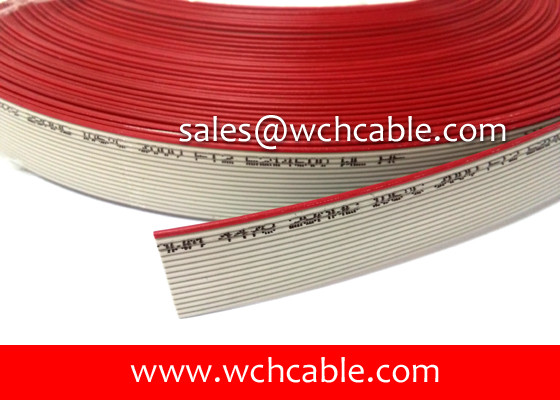 UL4478 XLPE Flat Ribbon Cable AWG26 AWG28 Crosslinked Polyethylene Irradiated