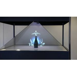 High Resolution 360 Degree Holographic Display Showcase In shop Advertising &
