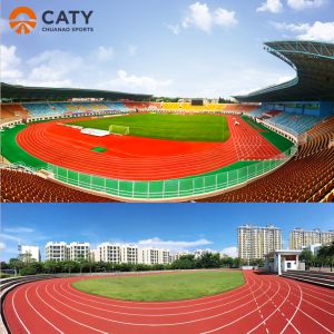 Recycled Rubber Semi-Prefabricated Running Track Sandwich System For Multi