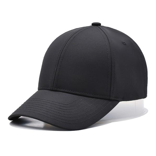 Quality Custom 6 Panel Blank Baseball Cap 58cm Cool Soft Polyester Ripped Dad Hat wholesale