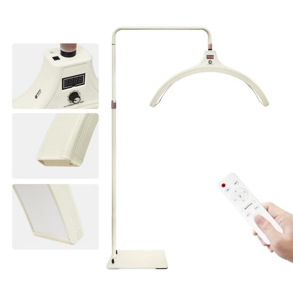 60 Watt Led Half Moon Light 6500k Lash Lights With Phone Holder Dimmable Fill