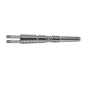 51/105 55/110 92/188 Bimetallic Conical Twin Screw Barrel For Spc / Lvt Extruder
