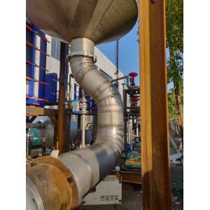 High Salt Wastewater Forced Falling Film Vacuum Vapor Recompression Evaporator