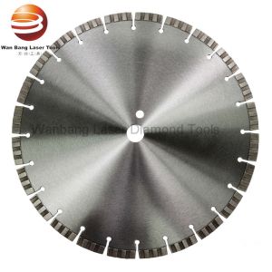 China 12/14/16 inch Laser Welded Diamond Blade With Array Pattern Turbo Segments for reinforced concrete on sale