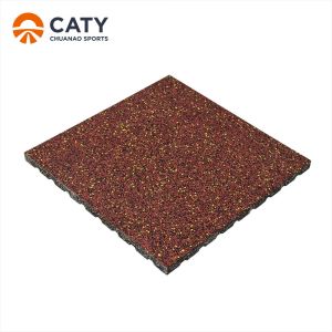 China Waterproof EPDM Rubber Gym Flooring , Multiscene Commercial Gym Floor Mats on sale