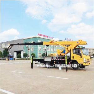 I SUZU Single Row Telescopic Arm High-altitude Work Vehicle With Small Flying
