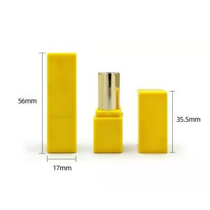 Cosmetic empty pantone color lipstick tube refillable lip balm container