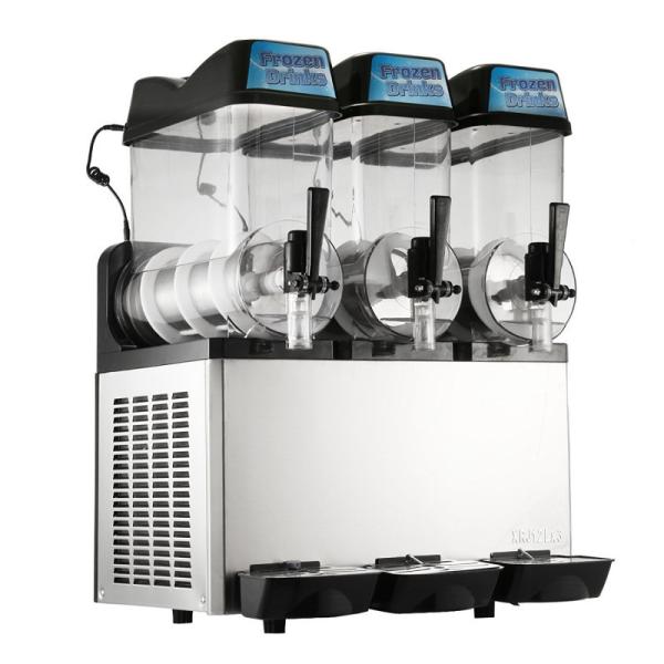 Quality Single Compressor Ice Slush Machine Air Cooling With Three Bowl wholesale