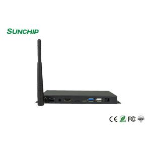 Durable 4K Media Player Box With CMS Software Support HD IN OUT LVDS EDP WIFI