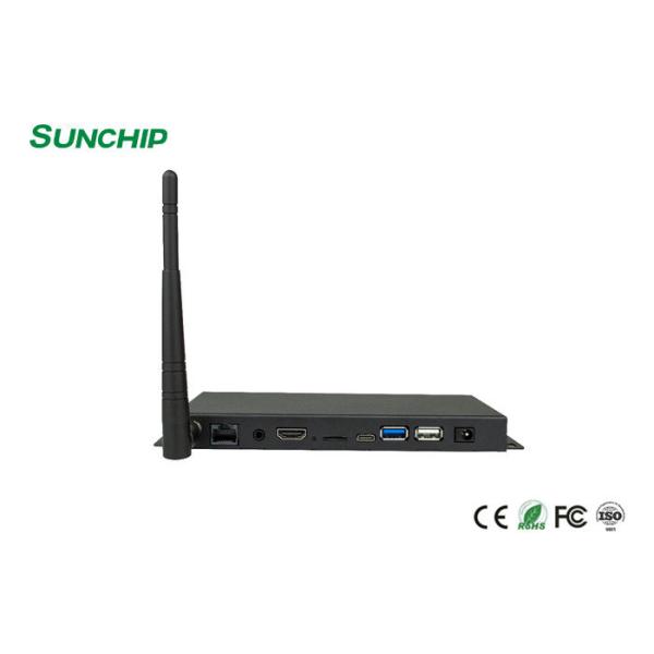 Durable 4K Media Player Box With CMS Software Support HD IN OUT LVDS EDP WIFI
