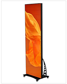 P1.86 Led Digital Advertising Display 6mm Thickness With Creative Installation