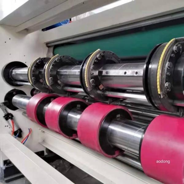 Carton 4 Color 3p Flexo Printing Slotting Die Cutting Machine