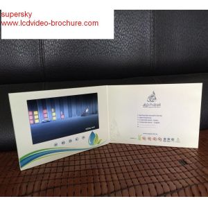 Rechargeable LCD modules Video Brochure Card ,boot logo ,lcd modules for