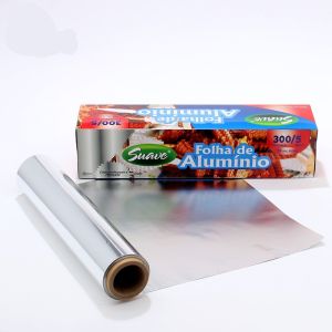 Soft Temper Silver Kitchen 8011 Aluminum Foil Rolls for Disposable Catering Tin Foil