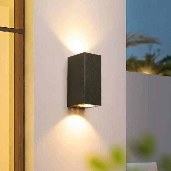 Rectangle Modern LED Wall Lamp Dimmable LED Wall Sconce Light 12W Waterproof