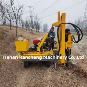 Rubber Tracks Type Mining Small Hydraulic Pile Driver Crawler Down The Hole