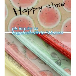 Multi-purpose 100% Cotton 12oz Canvas Zipper Pencil Bag Stationery Case bag,