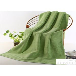 Satin Bamboo Cotton Bath Towels Bright Colored With Multi Sizes