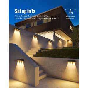 Monocrystalline Silicon Solar Lights Set with Ternary Lithium Battery Waterproof