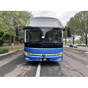 Double Decker Bus Sightseeing Yutong ZK6148 Rear Engine Coach 56 Seat Leftt Hand