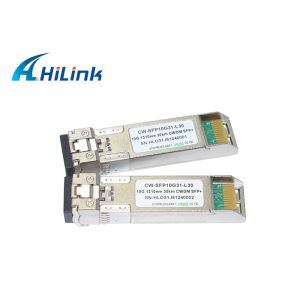 10GBASE-L30 SFP+ Transceiver Module Duplex LC 10G 1310nm Wavelength 30km DOM