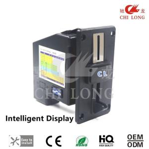 Cheap Plastic Black Panel Multi Coin Selector With Cpu Program Control Cl-168d for sale