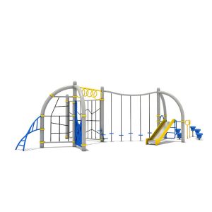 Custom Backyard Slide Playground Climbing Equipment For Home