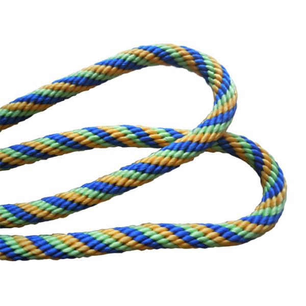 Multicolor Braided nylon / Polypropylene Non Elastic Tape Rope spandex fabric pulley