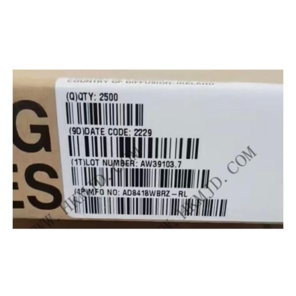 Quality ICs Chip AD8418WBRZ Bidirectional Zero Drift Current Sense Amplifier IC 8-SOIC wholesale