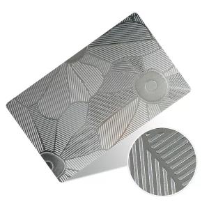 Fireproof Ripple Hammered Metal Sheets Rustproof Scratch Resistant