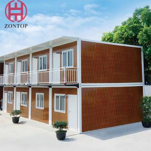 China Zontop Living Shipping Tiny Modular Home Portable Prefab Foldable Cheap Prefabricated House Container Home on sale