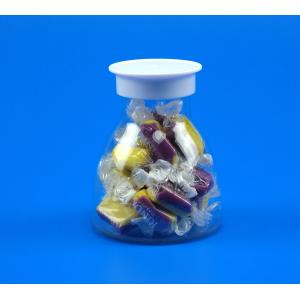 SGS 198ml Water Proof Plastic PET Jar With Colored PS Screw Top
