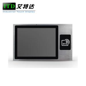 Cheap 64G Wall Mounted Flat Touch Panel PC All In One With RFID And Camera for sale