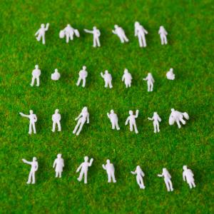 1:200 architectural scale model ABS plastic 0.8 cm white figures for model train