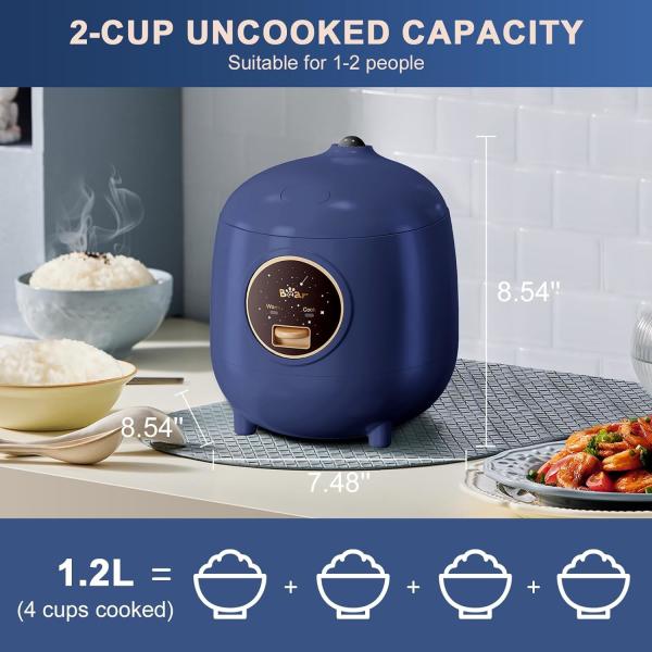 Quality Compact and Portable Mini Rice Cooker with Comfortable Handle and Removable Power Cord wholesale