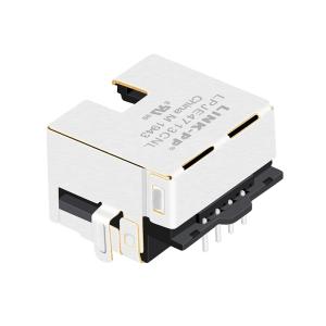 LPJE4713CNL 1X1 Port Without LED PCB Edge THT Shielded Low Profile RJ45 Jack