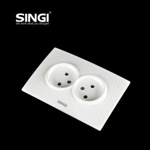 Electric light Wall Switch Socket / Europe Double wall socket