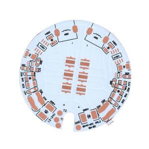 0.075mm Line LED Light Aluminum Clad Pcb Lead Free HASL For HDI