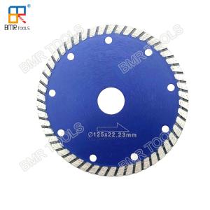BMR TOOLS 5"(125mm) Cold Press Diamond Turbo Saw Blade Cutter Disc For Granite