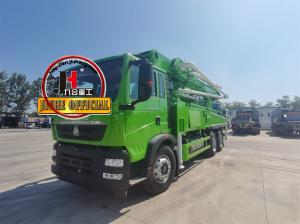 China JIUHE Factory Supply 38m 38X-5RZ-3 Small Concrete Pump Truck Price Truck Mounted Pump For Concrete on sale