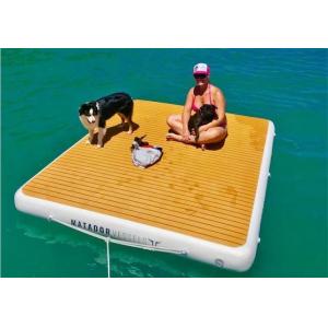 Customized Fireproof 28oz Yacht Dock Inflatable Water Platform