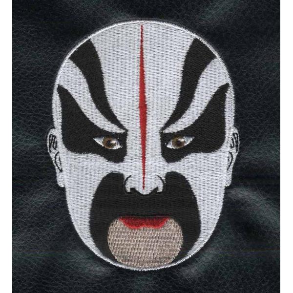 Custom embroidery digitizing Face book Beijing Opera Facial Masks Maji