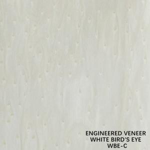 Irregular Texture Wood Veneer Burl And Root White Bird Eye 2500-3100 Mm Indoor