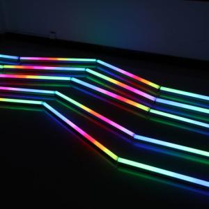 RGB T8 LED Tube Light 50000 Working Lifetime 3ft AC85-265V Indoor Dancing Light